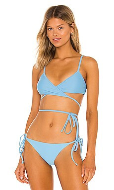 Lovers and Friends Fallon Top in Pastel Blue from Revolve.com | Revolve Clothing (Global)