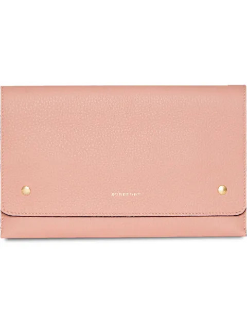 Two-tone Leather Wristlet Clutch | Farfetch (RoW)
