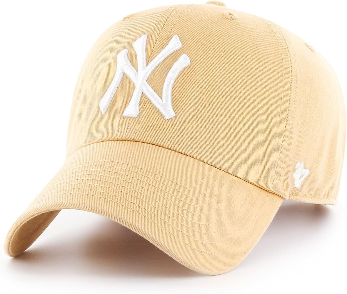 '47 Brand MLB NY Yankees Clean Up Cap - Light Tan | Amazon (US)
