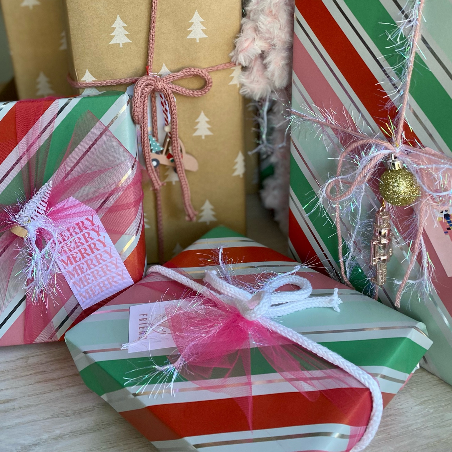 Y’all, these gift wrapping packages make putting beautiful Christmas gifts so easy & fun! The ribbons and toppers add so much personality to your gift wrapping & will make this holiday season one to remember. 🎁 

#LTKSeasonal #LTKGiftGuide #LTKHoliday