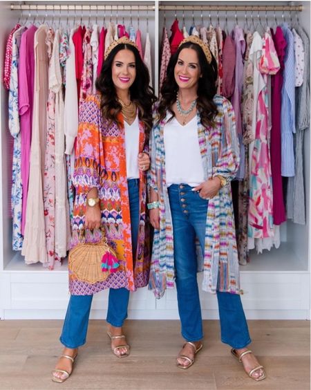 Happy Monday! We are so excited these gorgeous kimonos, jewelry items, bags and more are now on sale! We love how these mix and match items are not only on trend but super easy to dress up up or down! From headbands and bracelets to kimonos and dusters - the stunning @kbstyled x @dillards collection is a must! All of the items would be perfect for your summer vacation as well as great gift ideas too! 🛍️ Shop it all via the LTK app or head to our link in bio. We hope you all have a wonderful day!

#LTKstyletip #LTKshoecrush #LTKFind