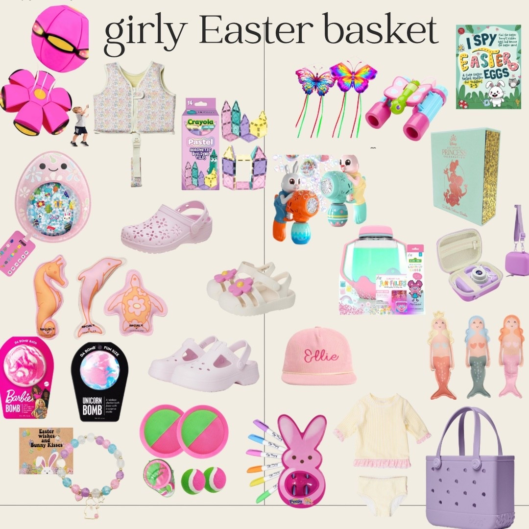 Girly Easter basket ideas!! 

#LTKSeasonal #LTKSpringSale #LTKKids
