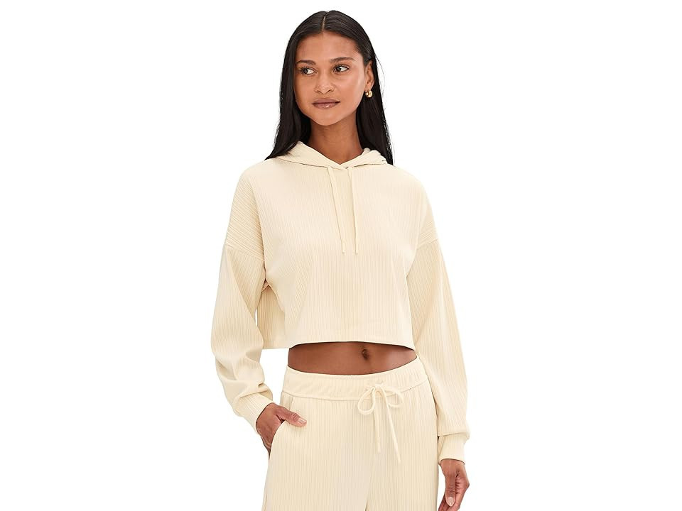 Beyond Yoga All Day Hoodie Women's Sweatshirt Ivory : XL, Elastane/Polyester | Zappos