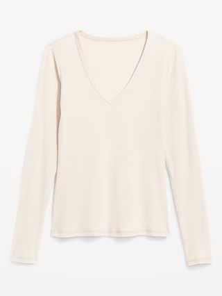 Plush V-Neck T-Shirt | Old Navy (US)