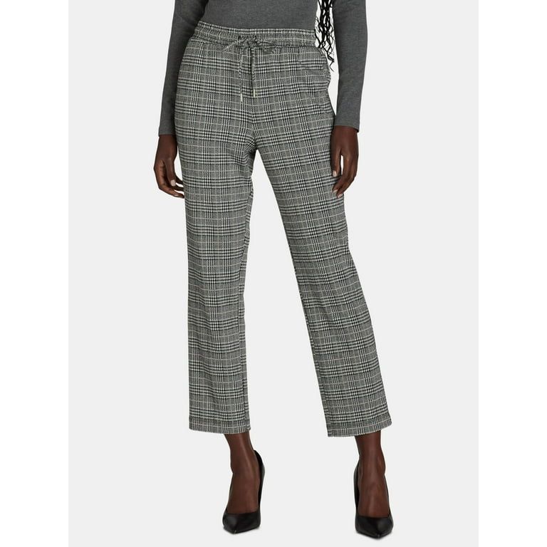 Time and Tru Women's Pull-On Knit Drawstring Pants, 28" Inseam, Sizes XS-XXXL - Walmart.com | Walmart (US)