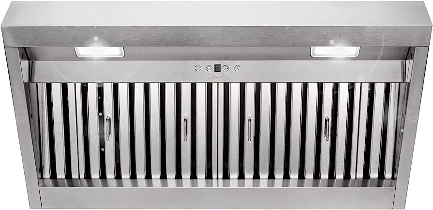 36 Inch Insert/Built-in Range Hood, Ultra Quiet, Powerful Suction Stainless Steel 6'' Duct Kitche... | Amazon (US)