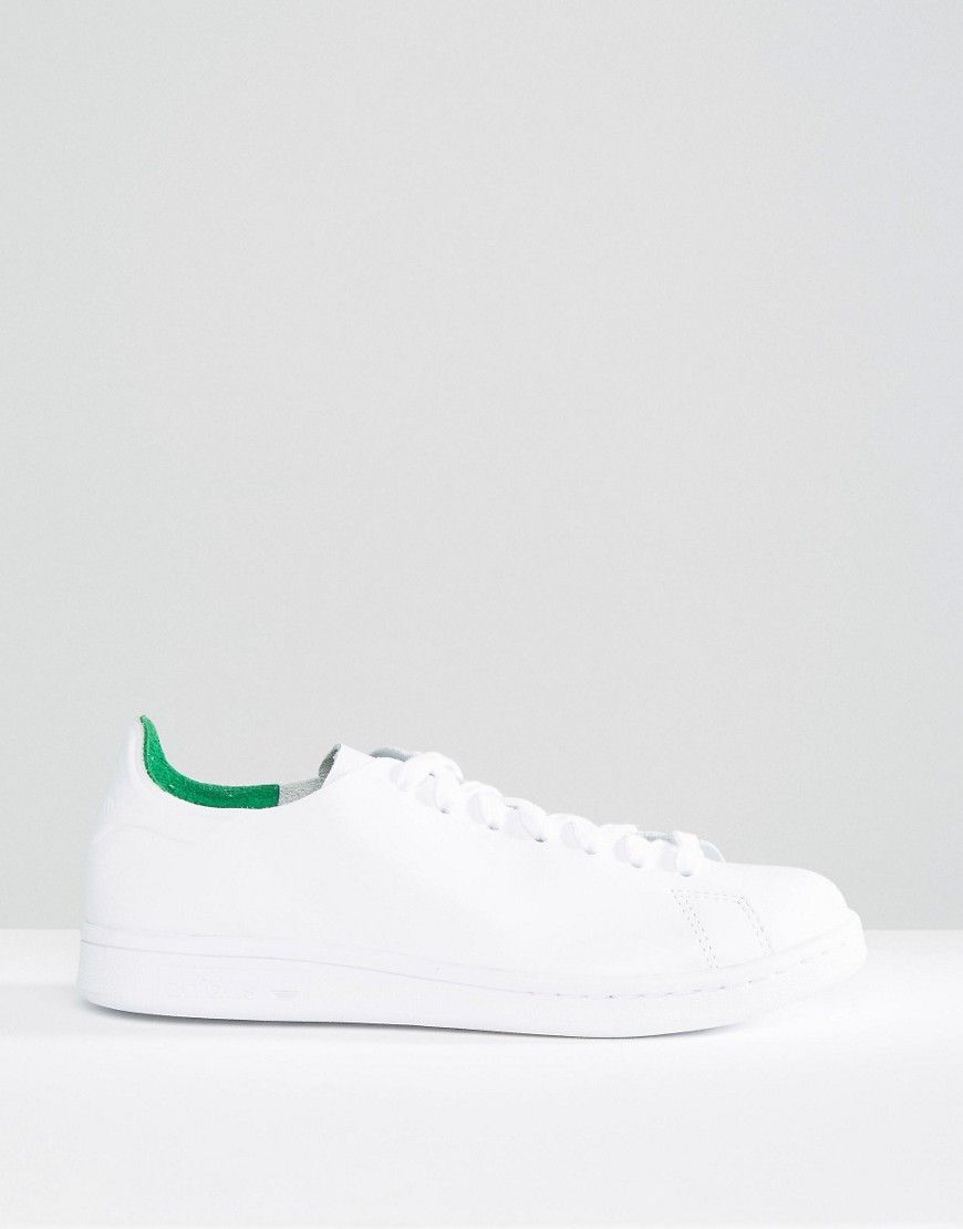 adidas Originals Clean White Leather Stan Smith Trainers | ASOS UK