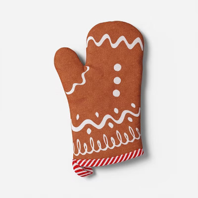 Christmas Gingerbread Cotton Oven Mitts - Wondershop™ | Target