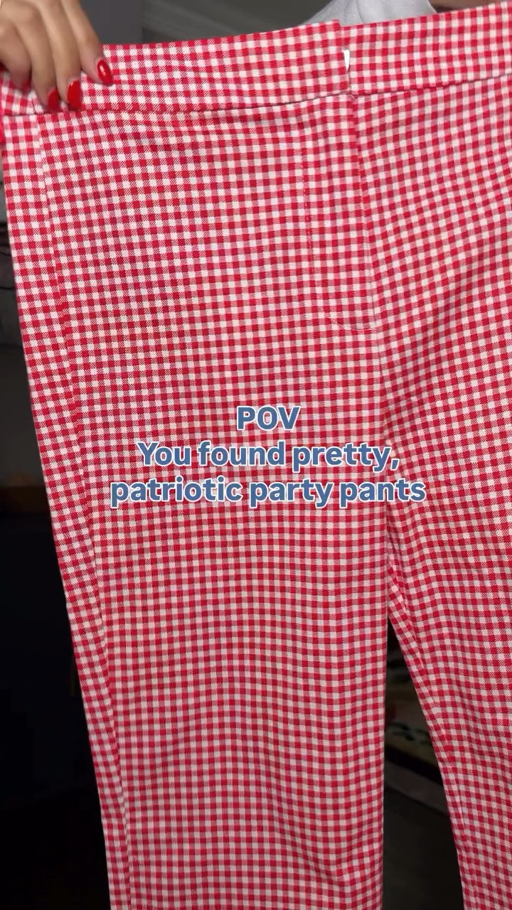 The cutest red gingham pants for the season ❤️

These instantly make any outfit more fun, and I know I’ll be wearing them all summer long. 🎆

use code NIKKI15 to shop!
.
.
.

.
.

Red gingham pants, summer outfit, patriotic outfit, Fourth of July outfit, summer style, summer fashion, wide leg pants, gingham trend, vacation outfit, brunch outfit, classic style, feminine fashion, chic summer outfit, statement pants, outfit inspiration, ASTR The Label, holiday weekend outfit, summer wardrobe, red pants, cute summer outfit

#LTKgrwm #LTKootd #LTKOver40
