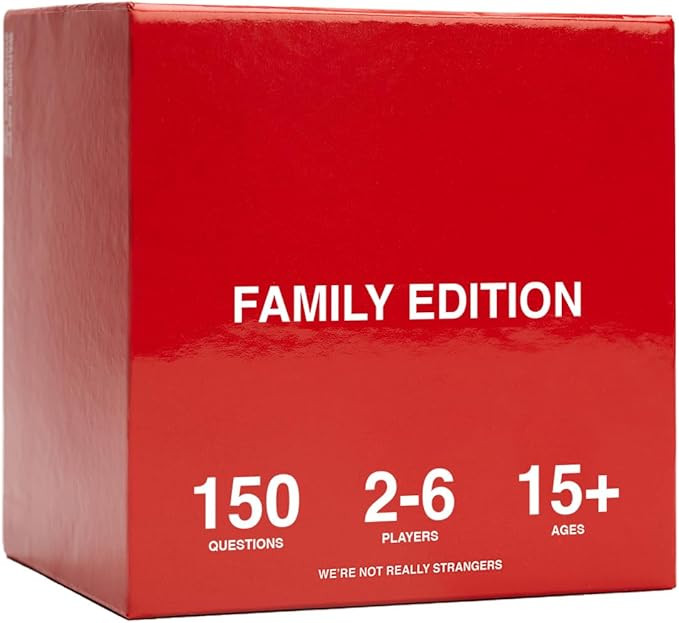 WE'RE NOT REALLY STRANGERS Family Edition Card Game - 150 Conversation Cards for Adults, Teens, a... | Amazon (US)