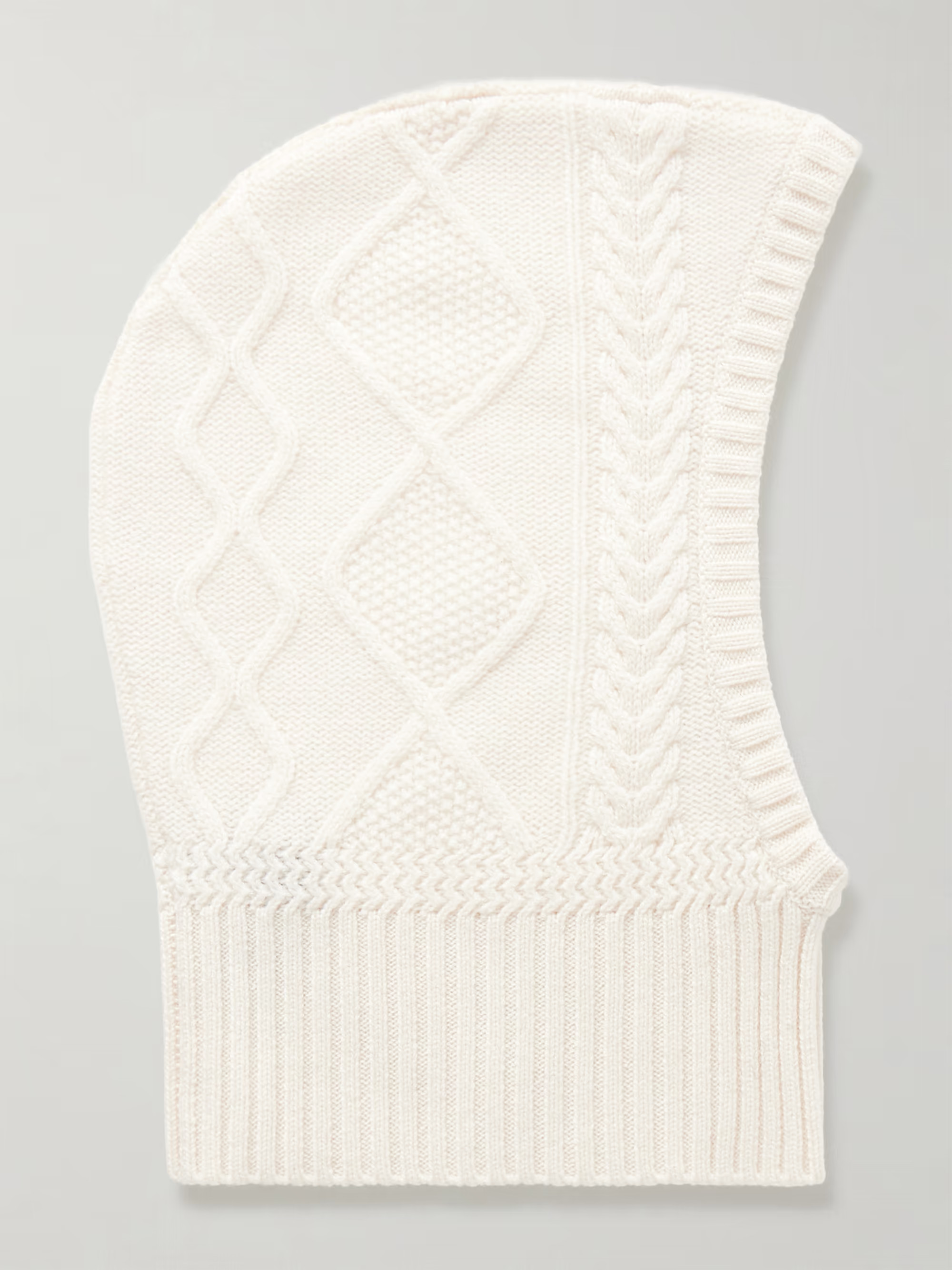 Cable-knit cashmere balaclava | NET-A-PORTER (UK & EU)