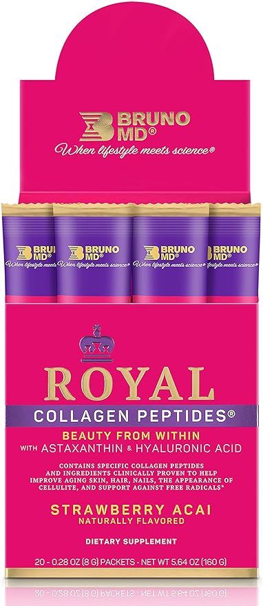Bruno MD Royal Collagen Peptides - Beauty from Within, Clinically Proven, Dietary Supplement, Imp... | Amazon (US)