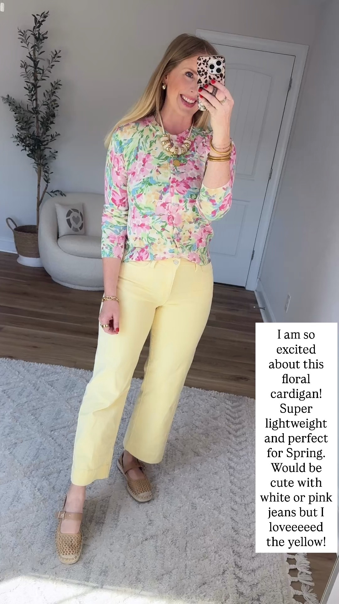 Walmart try on, floral cardigan, free assembly, yellow jeans 

#LTKootd #LTKmomlife #LTKSaleAlert