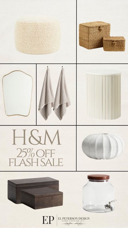 Flash sale 
25% off 
Ends 9pm today 
Side table
Mirror
Vase
Decorative boxes 
Ottoman
Wicker boxes 


#LTKHome #LTKSaleAlert