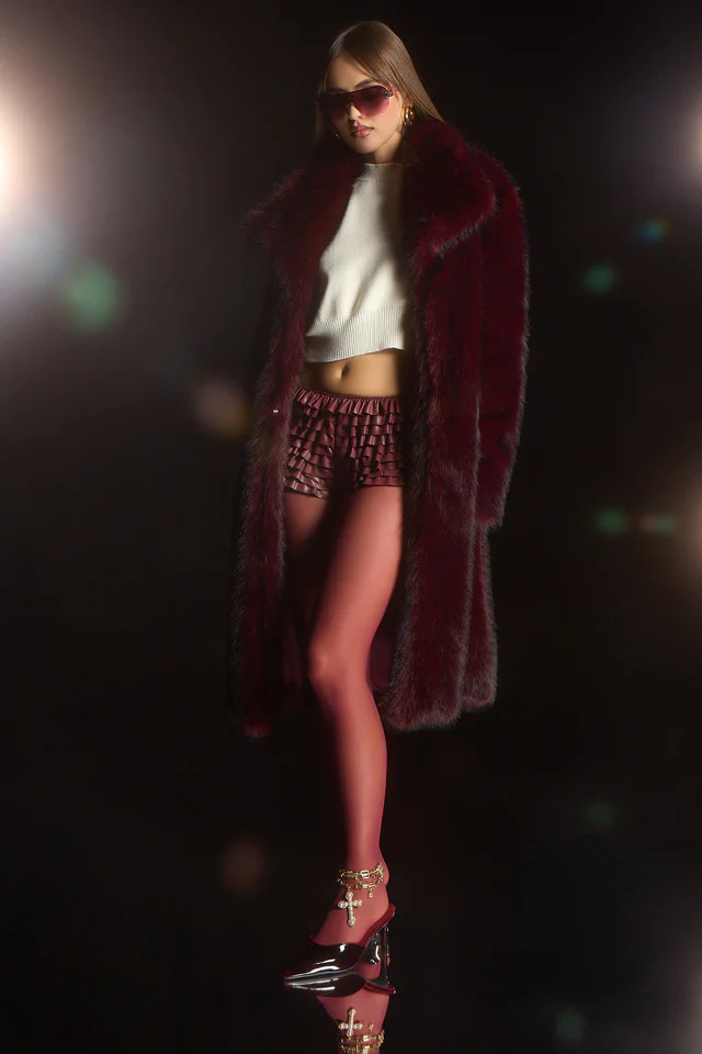 Luxe Look Long Faux Fur Coat | Windsor Stores