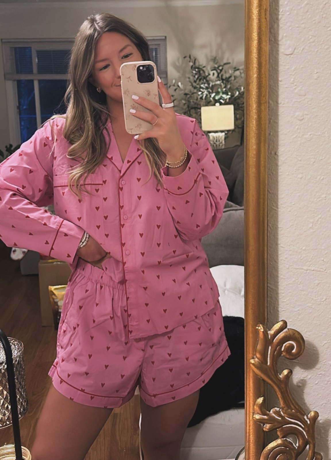Cutest, girliest pajamas in the prettiest heart pattern from @abercrombie 💕

#LTKdayinmylife #LTKootd #LTKValentine