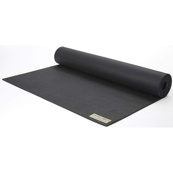 Jade Yoga 368BK Harmony Mat, Black, 3/16" 24" x 68 | Bed Bath & Beyond