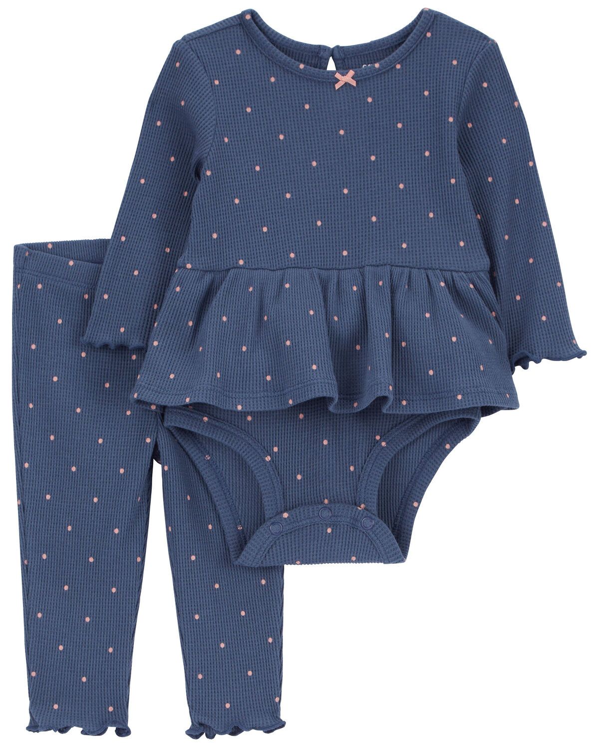 Baby 2-Piece Polka Dot Peplum Bodysuit Pant Set - Carter's | Carter's | Carter's Inc