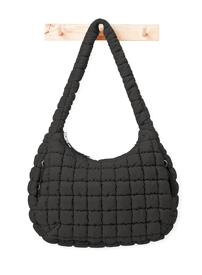 Womens' Lightweight Quilted Carryall GYM Tote Bag Puffer Crossbody Bag Soft Puffy Boho Handbags B... | Amazon (US)