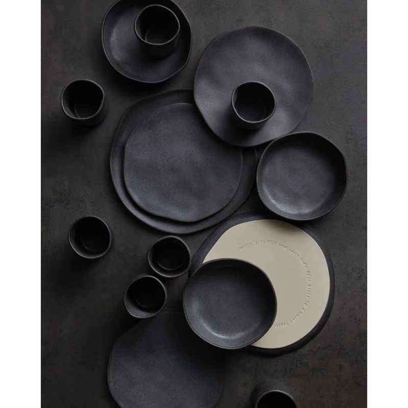 Stone by Mercer Project Hekonda Debossed 16-Piece Dinnerware Set Stoneware | Wayfair North America