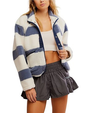 FP Movement Rocky Ridge Stripe Printed Long Sleeve Jacket | Dillard's | Dillard's