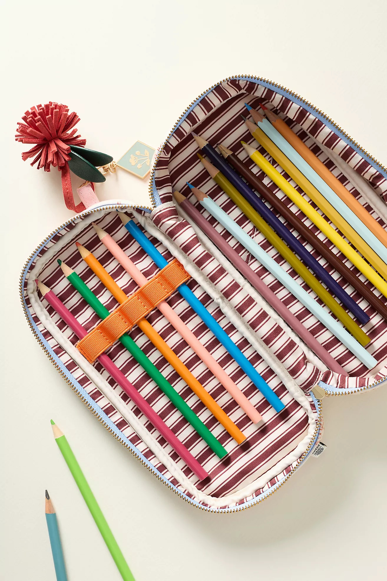 Anthropologie x Papier Modern Toile Pouch with Charms | Anthropologie (US)