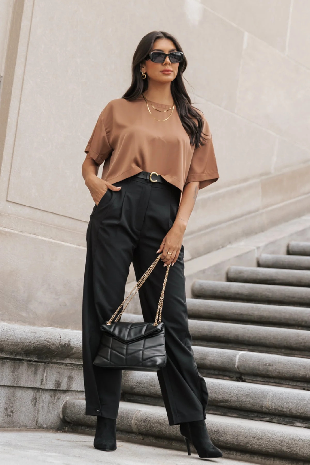 Muse by Magnolia Black High Waisted Pleated Pants | Magnolia Boutique | Magnolia Boutique