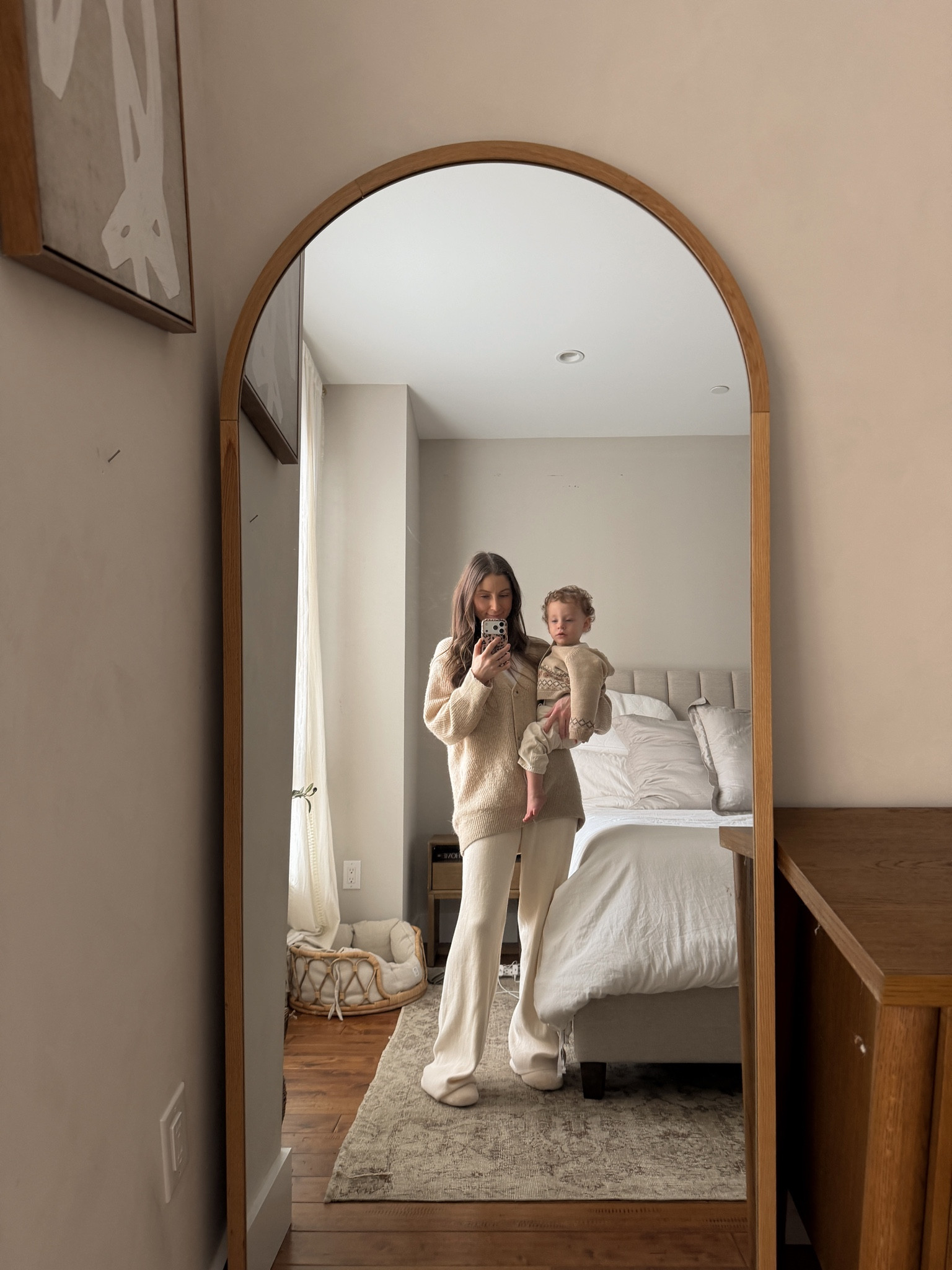 Dressed in matching neutrals with my baby boy! Mommy and me matching 

#LTKmomlife #LTKBaby #LTKootd