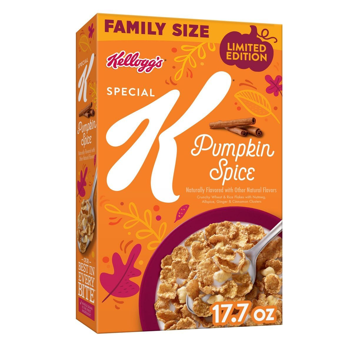 Special K Pumpkin Spice Breakfast Cereal - 17.7oz - Kellogg's | Target