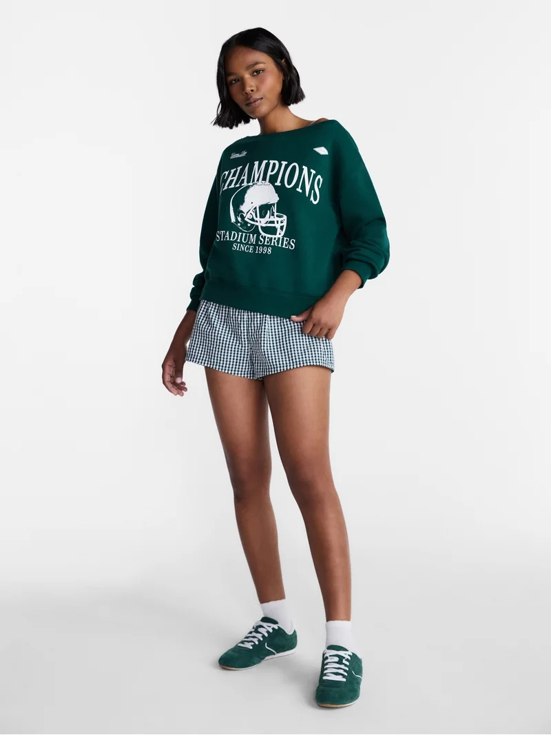 No Boundaries Game Day Boxer Shorts, 2'' Inseam, Women's XXS-XXL | Walmart (US)