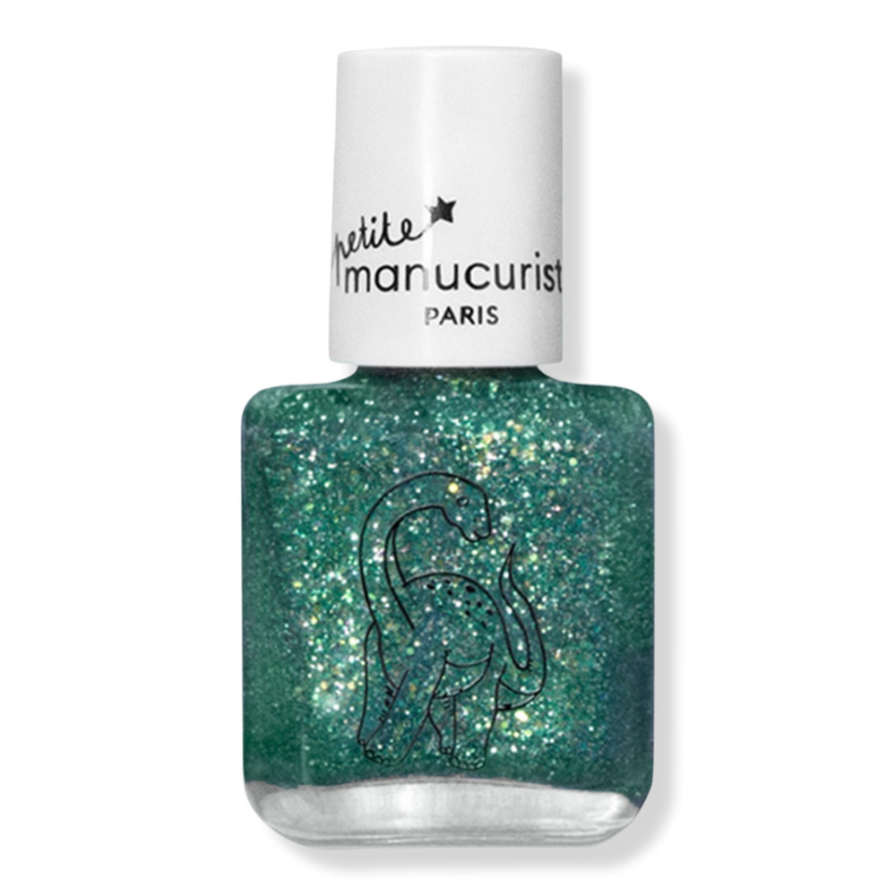 Manucurist Petite Kids Nail Polish, Washable & Kid-Friendly - Marius the Diplodocus (a sparkling forest-green) | Ulta