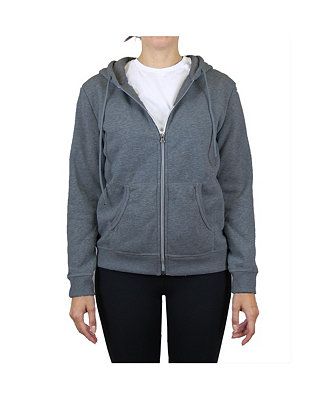 Women's Fleece-Lined Zip Hoodie | Macys (US)