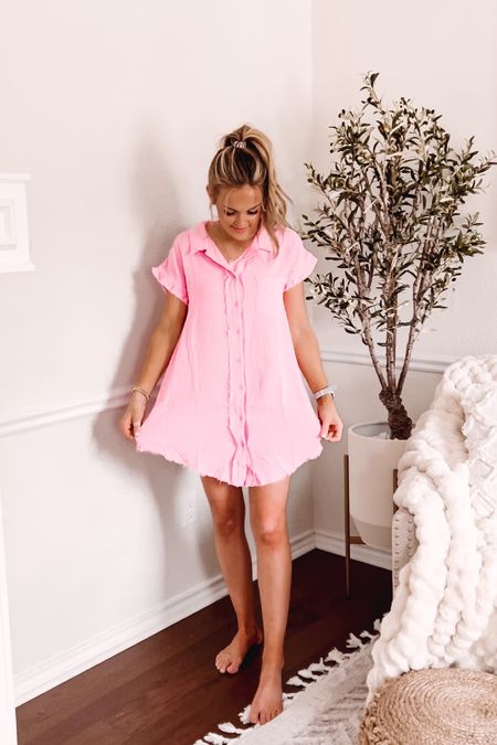 Perfect pool coverup for the summer days ahead! 😍 the sleeves are so cute and the fit would be flattering on anyone! Code- Sierra gets you 20% off your purchase!

#LTKsalealert #LTKSale #LTKstyletip