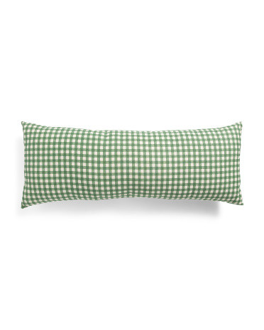 Made In Usa 13x33 Country Gingham Lumbar Pillow | Home | Marshalls | Marshalls