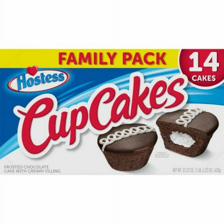 Hostess Chocolate Cupcakes Family Pack 22.22 oz | Walmart (US)