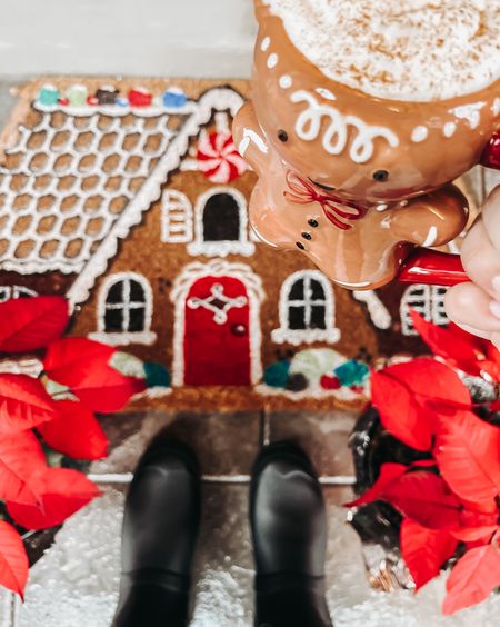 Obsessed with this gingerbread doormat! 🎄#christmas 

#LTKSeasonal #LTKHoliday #LTKhome