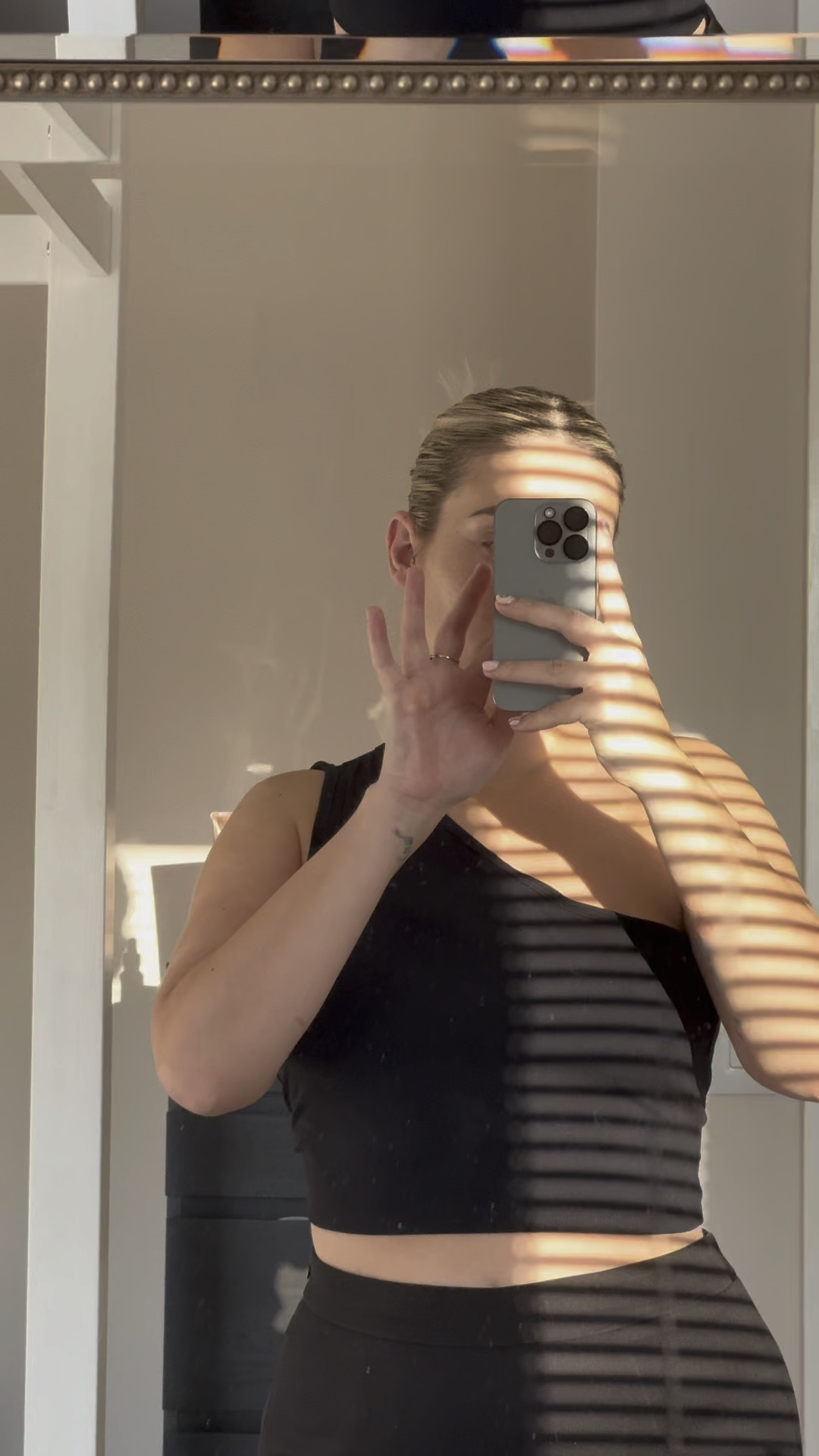 One shoulder backless crop top with high waisted wide legs trousers. All black. 

#LTKsummer #LTKeurope #LTKuk