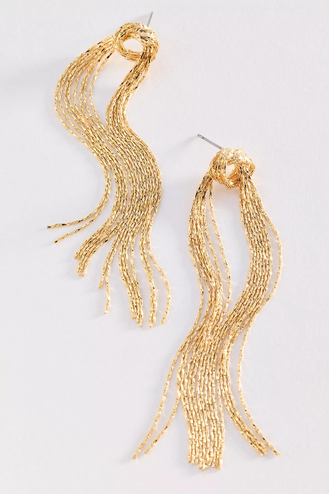 Chain Fringe Drop Earrings | Anthropologie (US)