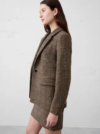 Plaid Blazer | Banana Republic Factory