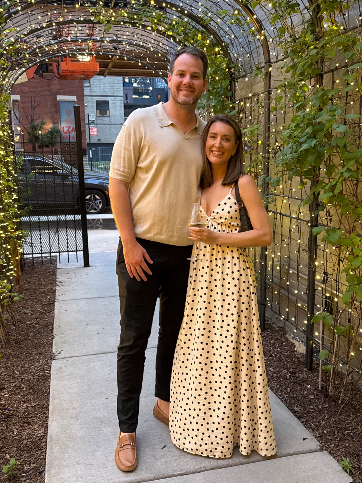 Date night outfits- my dress is part of Abercrombies new bra free collection and is 25% off + an extra 15% off with code BRAFREE

#LTKStyleTip #LTKMens