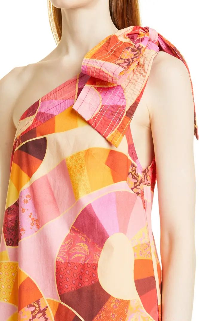 FARM Rio Patch Twirl One-Shoulder Dress | Nordstrom | Nordstrom