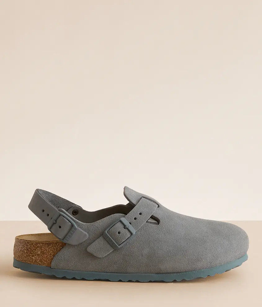 Tokio Suede Clog | Buckle