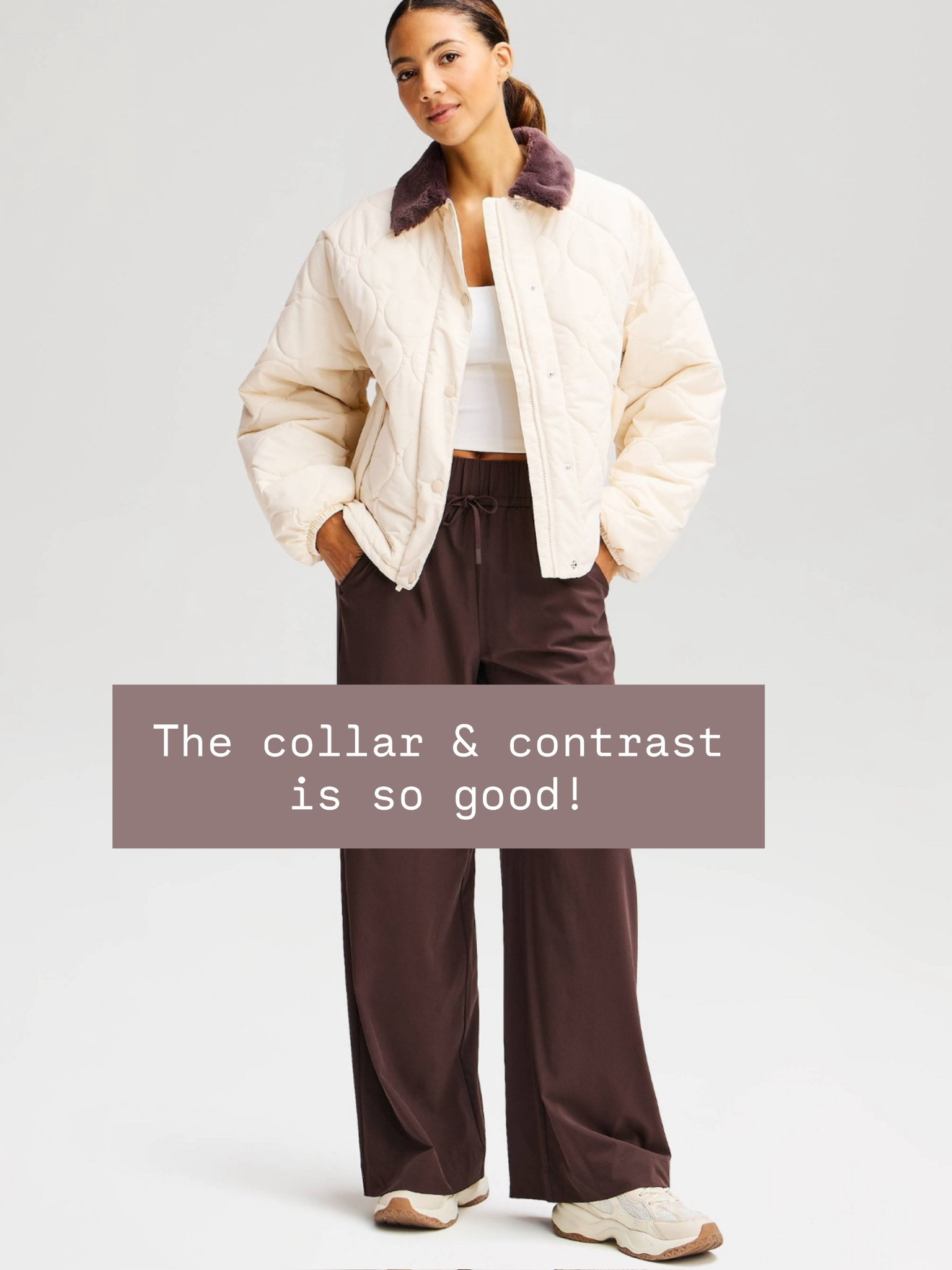This quilted jacket with the different color collar is so good! I'm so excited to get this in!

Loverly Grey, quilted jacket, athleisure, Target, new arrivals 

 #LTKSeasonal #LTKActive