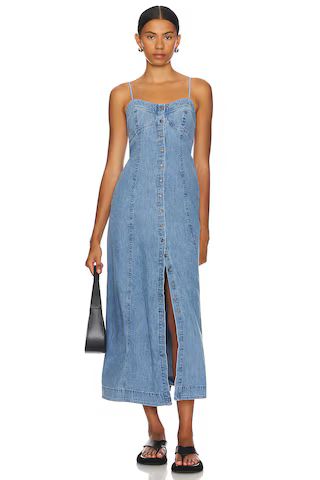 Free People Just Jill Midi in Copen from Revolve.com | Revolve Clothing (Global)