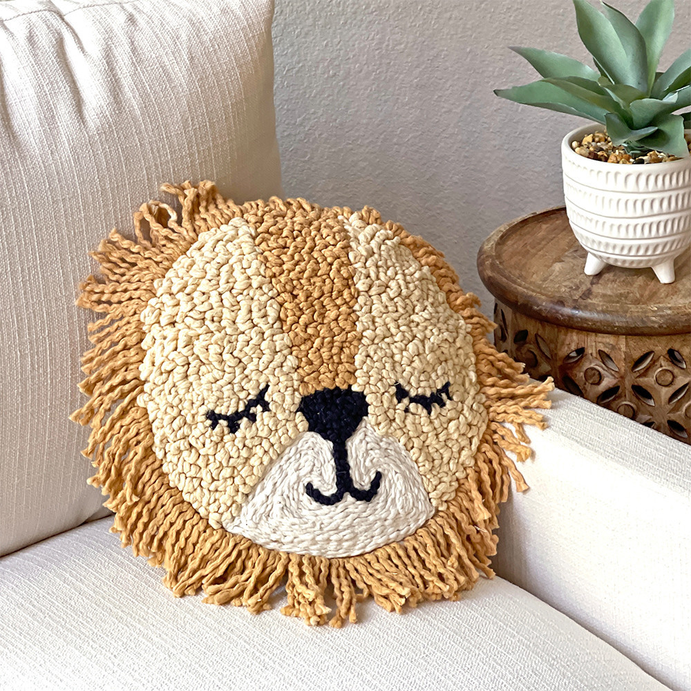 Embroidered Round Pillow | Babylist