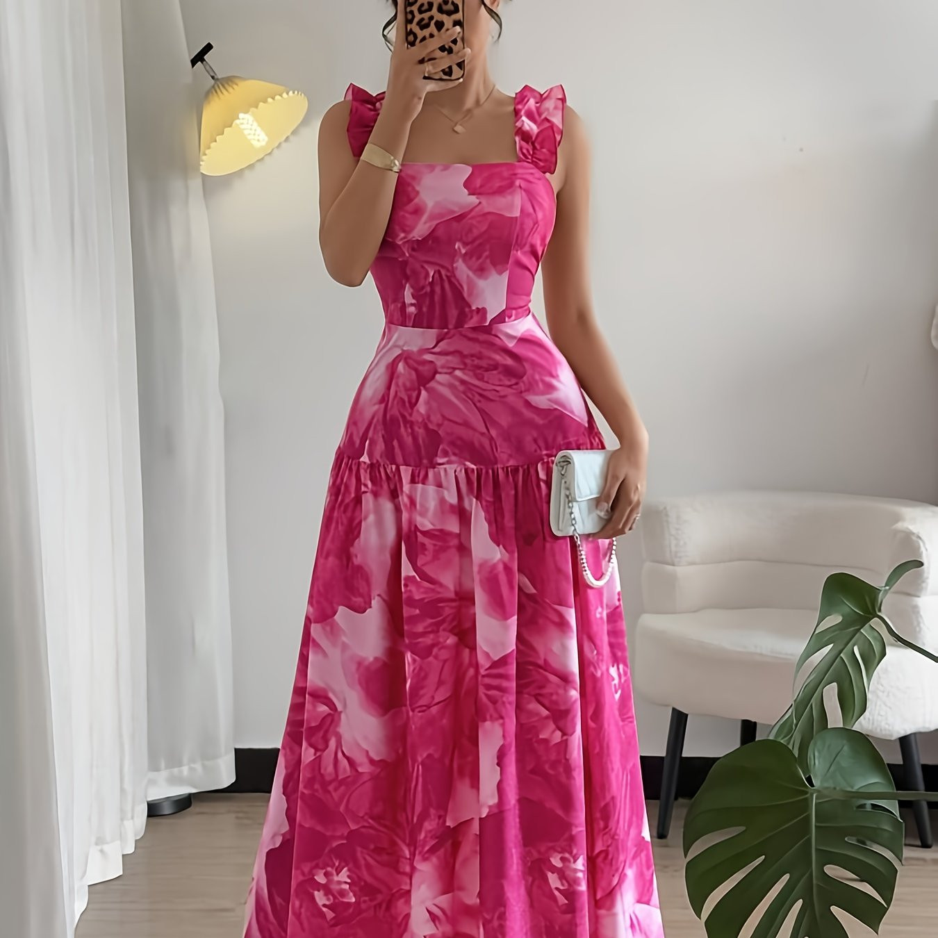 women's french inspired square neck   sleeveless dress - Temu Canada | Temu Affiliate Program