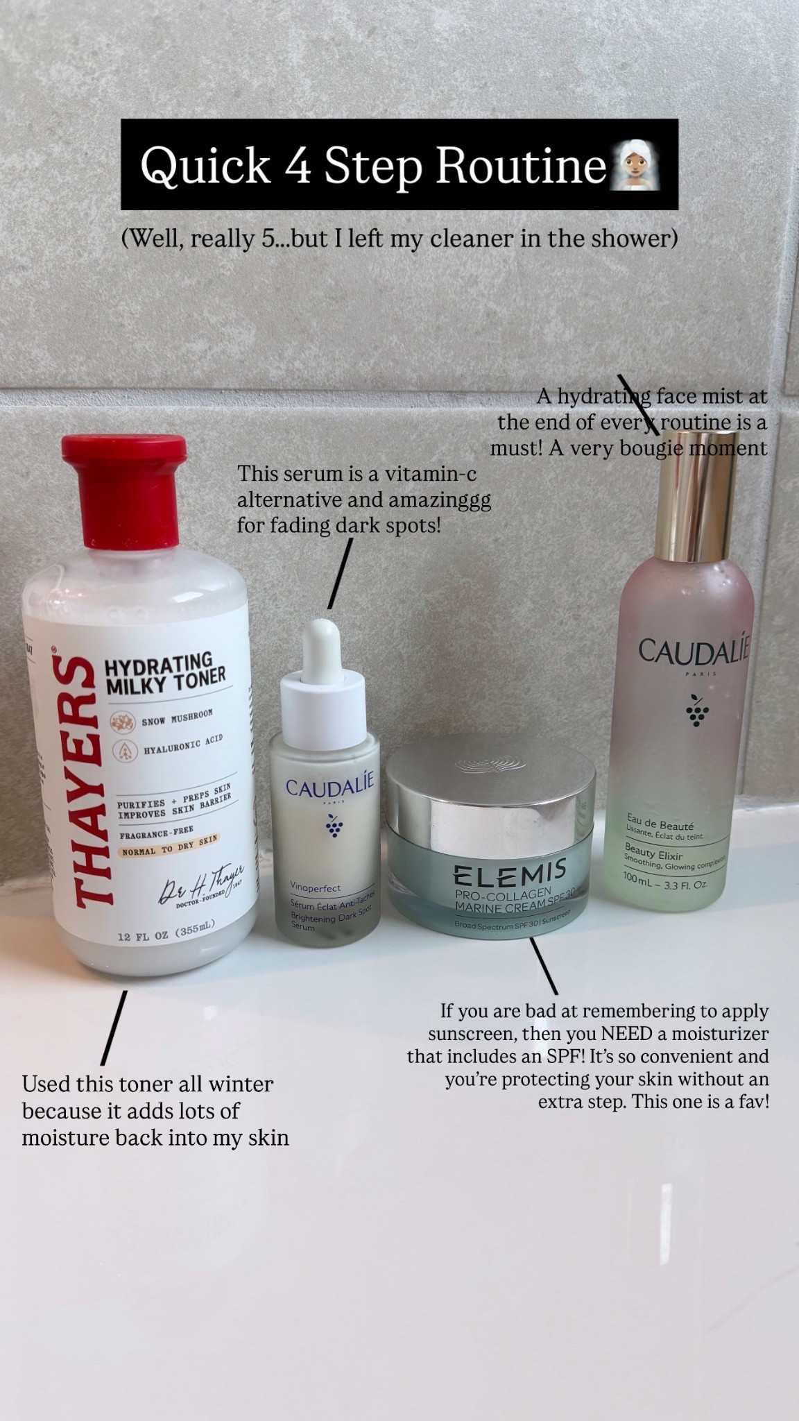 The easiest skincare routine with SPF☀️

#LTKselfcare #LTKmorningroutine #LTKBeauty