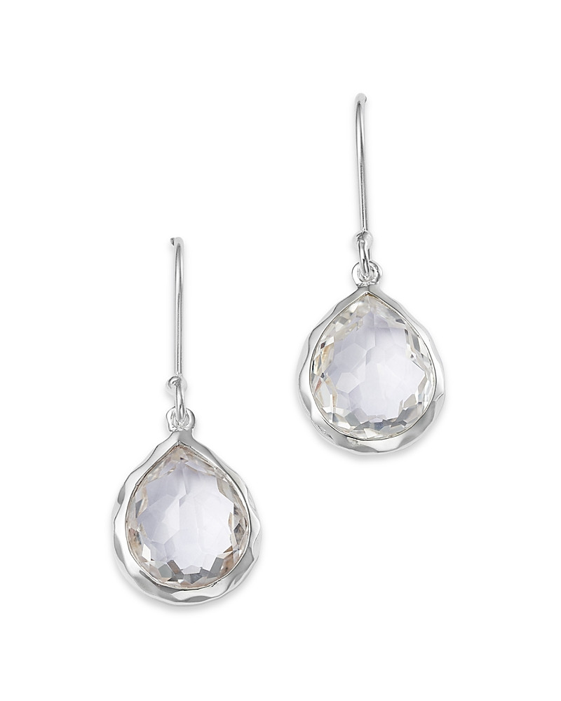 Ippolita Sterling Silver Rock Candy Teeny Teardrop Earrings in Clear Quartz | Bloomingdale's (US)