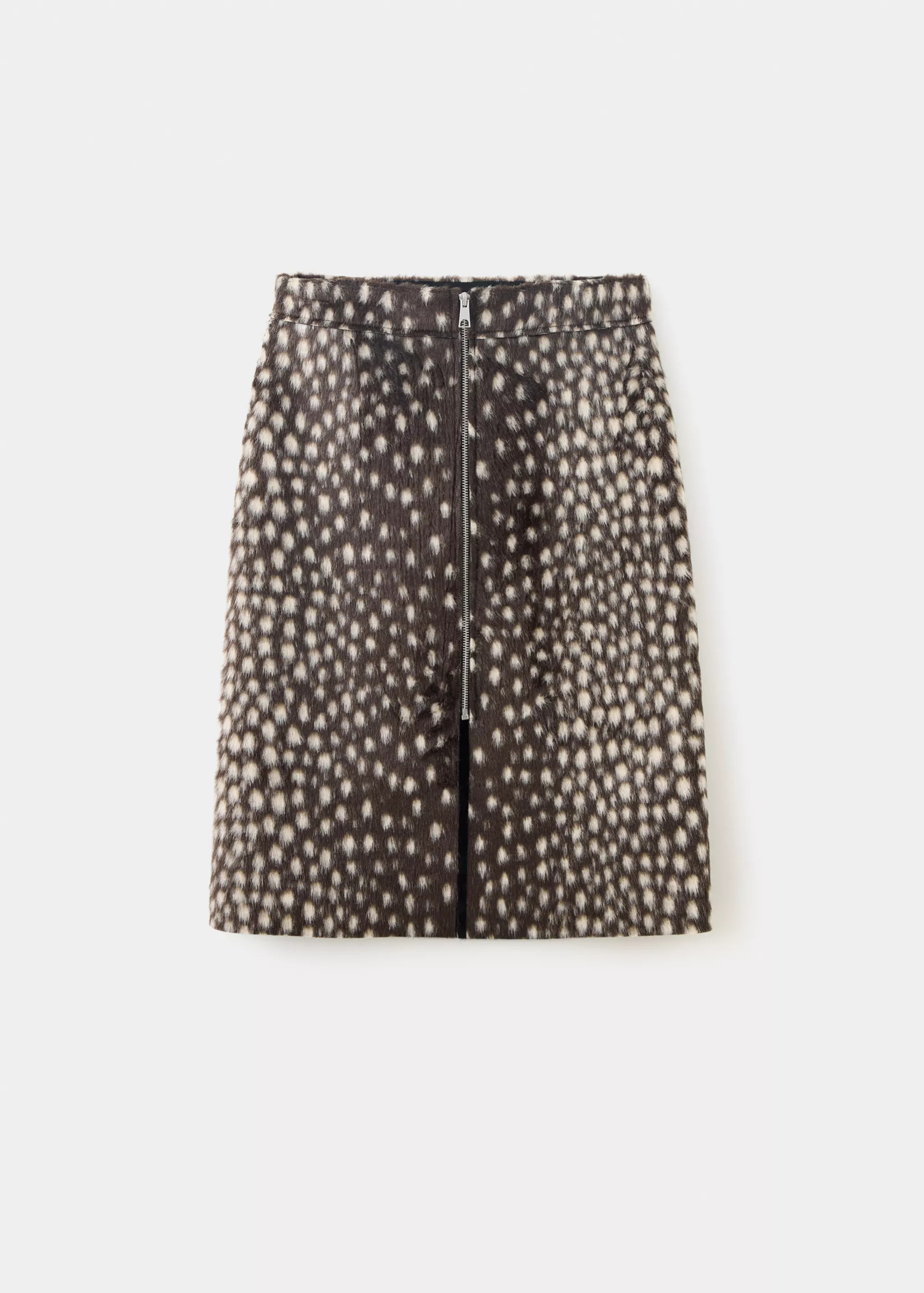 Bambi skirt with brushed finish | Mango (US/MX/AU)