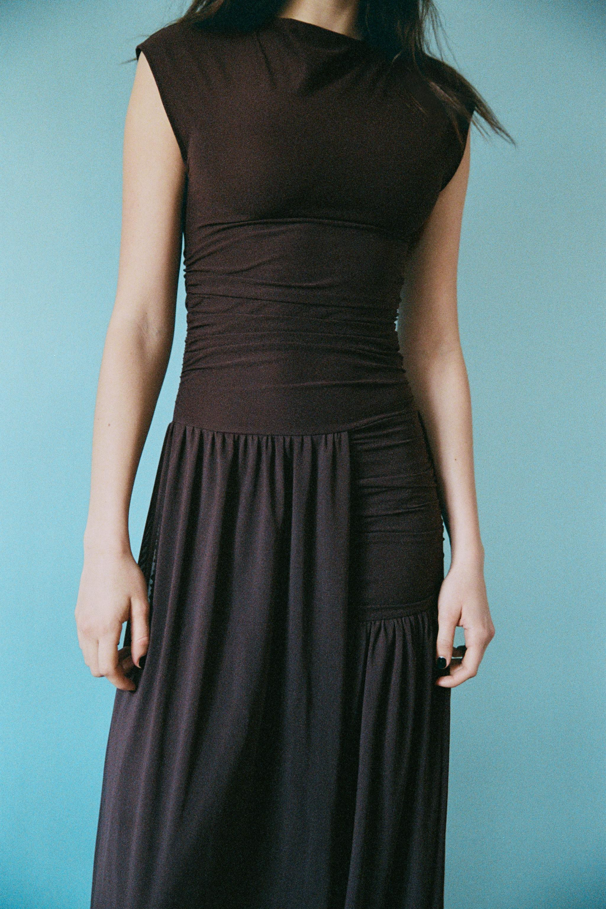 BALLOON TULLE COMBINATION DRESS | Zara US